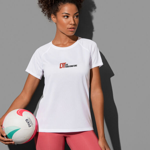 Dual Transformation - Ladies Sports Raglan Mesh T Thumbnail